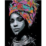 Diamondi - AFRICAN QUEEN, 40x50 cm, without frame and without canvas shut off - Diamond Painting