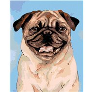 Diamondi - Diamond painting - Brown MOPSIK - Diamond Painting