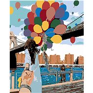 Diamondi - BALLOON LINTING, 40x50 cm, without frame and without canvas shut off - Diamond Painting