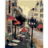 Diamondi - SESSION IN FRONT OF HOTEL, 40x50 cm, without frame and without canvas shut off - Diamond Painting