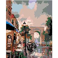 Diamondi - A CLOUD IN A TOWN, 40x50 cm, without frame and without canvas shut off - Diamond Painting