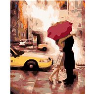 Diamondi - ROMANTIC MEETING, 40x50 cm, unframed and without canvas - Diamond Painting