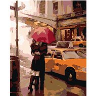 Diamondi - BOWING AT TAXI, 40x50 cm, without frame and without canvas shut off - Diamond Painting