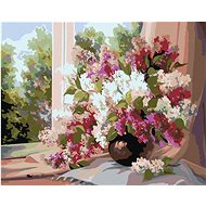 Diamondi - CHAIR AT THE WINDOW II, 40x50 cm, without frame and without canvas shut off - Diamond Painting
