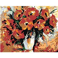Diamondi - WOLF CAT IN A WHITE VASE, 40x50 cm, without frame and without canvas shut off - Diamond Painting