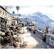 Diamondi - BUILDINGS OVER THE SEA, 40x50 cm, unframed and without canvas shut off - Diamond Painting