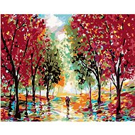 Diamondi - Diamond painting - RED FOREST - Diamond Painting