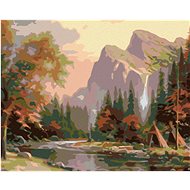 Diamondi - Diamond painting - PUDDLE UNDER THE MOUNTAINS - Diamond Painting