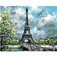 Diamondi - Diamond painting - Eiffel Tower with Spring Trees - Diamond Painting