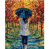 Diamondi - IN THE PARK UNDER THE CANVAS, 40x50 cm, without frame and without canvas shut off - Diamond Painting