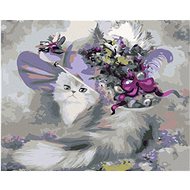 Diamondi - Diamond painting - CAT WITH HAT - Diamond Painting