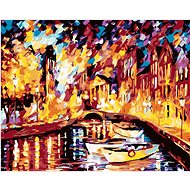 Diamondi - BOARDS IN VENICE, 40x50 cm, without frame and without canvas shut off - Diamond Painting