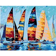 Diamondi - CANVAS ON THE SEA, 40x50 cm, stretched canvas on frame - Diamond Painting
