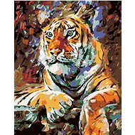 Diamondi - Diamond painting - LYING TYGR - Diamond Painting