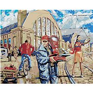 Diamondi - CITY SONG, 40x50 cm, without frame and without canvas shut off - Diamond Painting