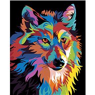 Diamondi - Diamond painting - COLOURFUL WOLF - Diamond Painting