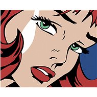 Diamondi - GIRL II, 40x50 cm, off canvas on frame - Diamond Painting