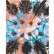 Diamondi - HEAVEN ABOVE THE PALM, 40x50 cm, without frame and without canvas shut off - Diamond Painting