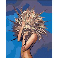 Diamondi - HIDDEN BEHIND THE WINGS, 40x50 cm, stretched canvas on frame - Diamond Painting