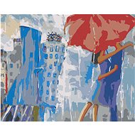 Diamondi - CITY WITHIN A BOARD, 40x50 cm, stretched canvas on frame - Diamond Painting