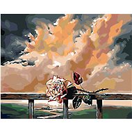 Diamondi - LANDED ROSES ON THE BACK, 40x50 cm, without frame and without canvas shut off - Diamond Painting