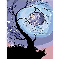 Diamondi - TREE IN THE FULL POWER, 40x50 cm, without frame and without canvas shut off - Diamond Painting