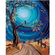 Diamondi - Diamond painting - TREE BY THE ROAD - Diamond Painting