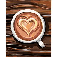 Diamondi - COFFEE OF LOVE, 40x50 cm, without frame and without canvas shut off - Diamond Painting