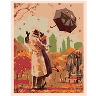 Diamondi - AUTUMN ROMANCE, 40x50 cm, without frame and without canvas shut off - Diamond Painting