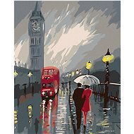 Diamondi - BIG BEN IN THE BOARD, 40x50 cm, without frame and without canvas shut off - Diamond Painting