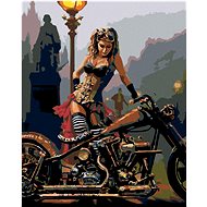 Diamondi - BRAVE BALL WITH MOTOR, 40x50 cm, off canvas on frame - Diamond Painting
