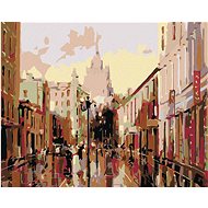 Diamondi - ON THE TOWN, 40x50 cm, stretched canvas on frame - Diamond Painting