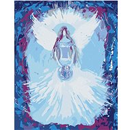 Diamondi - ANGELS FROM LENKA - UNIVERSE ANGEL, 40x50 cm, off canvas on frame - Diamond Painting