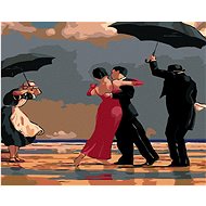Diamondi - DANCE ON THE BEACH I, 40x50 cm, stretched canvas on frame - Diamond Painting