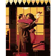 Diamondi - INTENTED WELCOME WITH ROSES, 40x50 cm, stretched canvas on frame - Diamond Painting