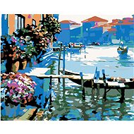 Diamondi - VESLICE AT HOME, 40x50 cm, stretched canvas on frame - Diamond Painting