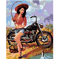 Diamondi - FISHER WITH MOTOR, 40x50 cm, without frame and without canvas shut off - Diamond Painting