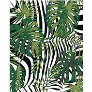 Diamondi - TROPICAL LEAVES, 40x50 cm, without frame and without shutting off the canvas - Diamond Painting