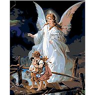 Diamondi - ANGEL STRANGE, 40x50 cm, without frame and without canvas shut off - Diamond Painting