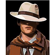 Diamondi - SECRET MAN IN A HAT, 40x50 cm, without frame and without canvas shut off - Diamond Painting