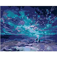 Diamondi - BLUE POLAR BEAM, 40x50 cm, without frame and without canvas shut off - Diamond Painting