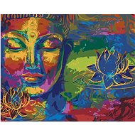 Diamondi - SPIRIT BUDDHA, 40x50 cm, stretched canvas on frame - Diamond Painting