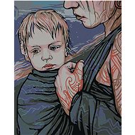Diamondi - MOTHER AND SON, 40x50 cm, unframed and without canvas - Diamond Painting