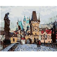 Diamondi - KARL'S BRIDGE FOR AUTUMN, 40x50 cm, without frame and without canvas shut off - Diamond Painting