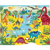 Diamondi - BIG DINOSAURS, 40x50 cm, off canvas on frame - Diamond Painting