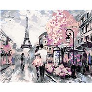 Diamondi - A WALK IN PARIS, 40x50 cm, stretched canvas on frame - Diamond Painting