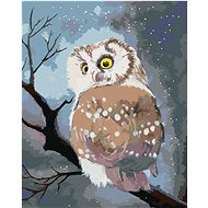 Diamondi - Diamond painting - WINTER OWL - Diamond Painting