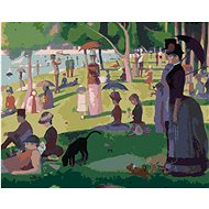 Diamondi - SUNDAY LUNCH ON THE ISLAND OF GRANDE JATTE (G. SEURAT), 40x50 cm, unframed and unframed p - Diamond Painting