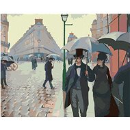 Diamondi - PARIS STREET, RAINY DAY (GUSTAVE CAILLEBOTTE), 40x50 cm, unframed and without canvas - Diamond Painting