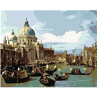 Diamondi - ENTRANCE TO CANAL GRANDE IN VENICE (CANALETTO), 40x50 cm, off canvas on frame - Diamond Painting